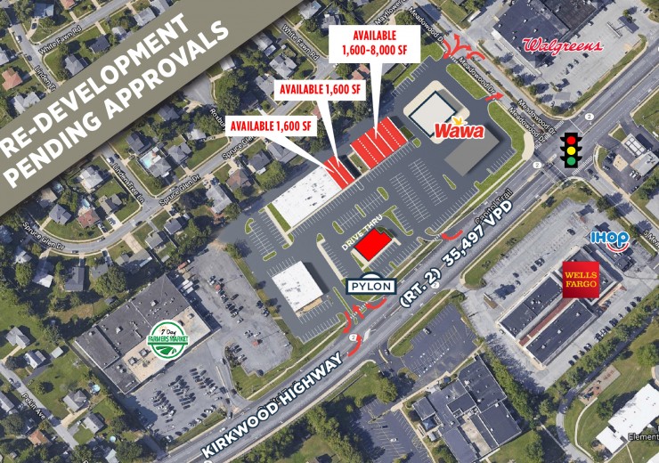 Astro Shopping Center  |  102 Astro Shopping Center  |  Newark, DE  |  Retail, Shopping Center, Pad Site  |  8,000 SF For Lease  |  5 Spaces Available