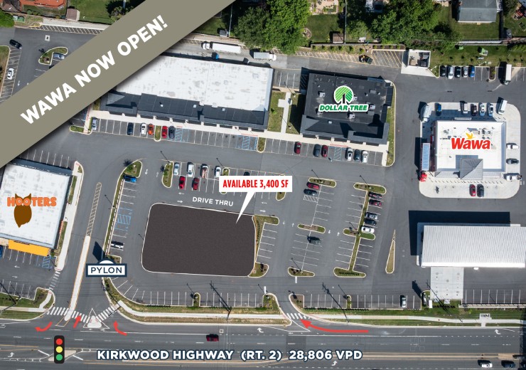 Astro Shopping Center &nbsp;|&nbsp; 2601 Capitol Trail &nbsp;|&nbsp; Newark, DE &nbsp;|&nbsp; Free Standing Building, Restaurant, DriveThru &nbsp;|&nbsp; 3,400 SF For Lease &nbsp;|&nbsp; 1 Space Available