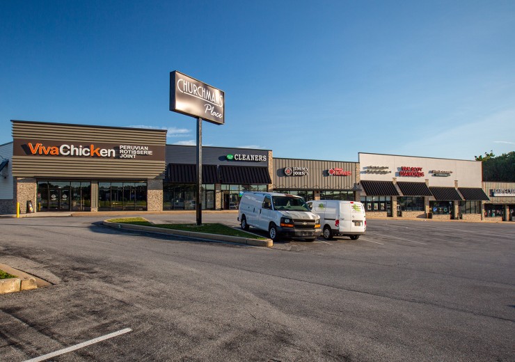 Churchmans Place  |  1109 Churchmans Road  |  Newark, DE  |  Strip Center, Retail  |  6,000 SF For Lease  |  2 Spaces Available