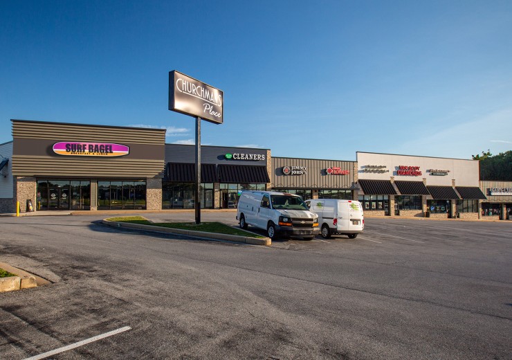Churchmans Place  |  1109 Churchmans Road  |  Newark, DE  |  Strip Center, Retail  |  2,000 SF For Lease  |  1 Space Available