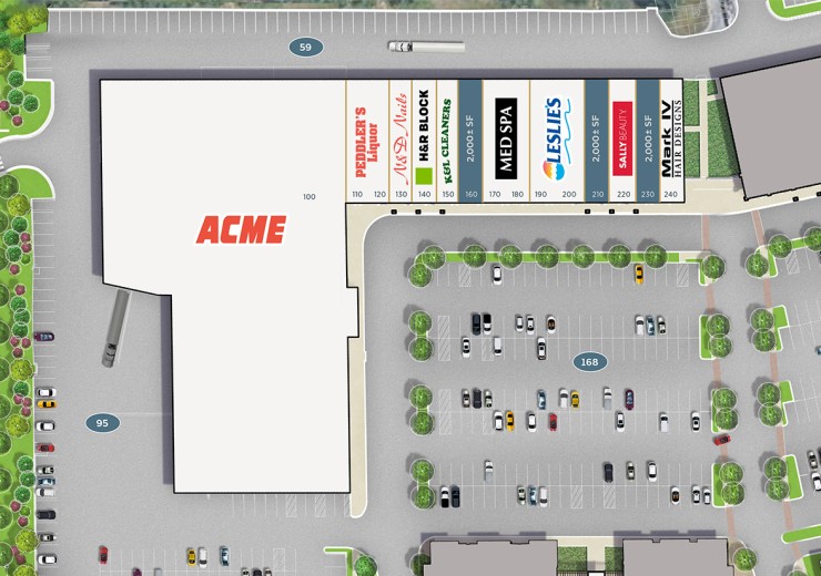 The Grove - North K  |  100 Grove Lane  |  Newark, DE  |  Retail, Office, Medical, Shopping Center  |  6,000 SF For Lease  |  3 Spaces Available